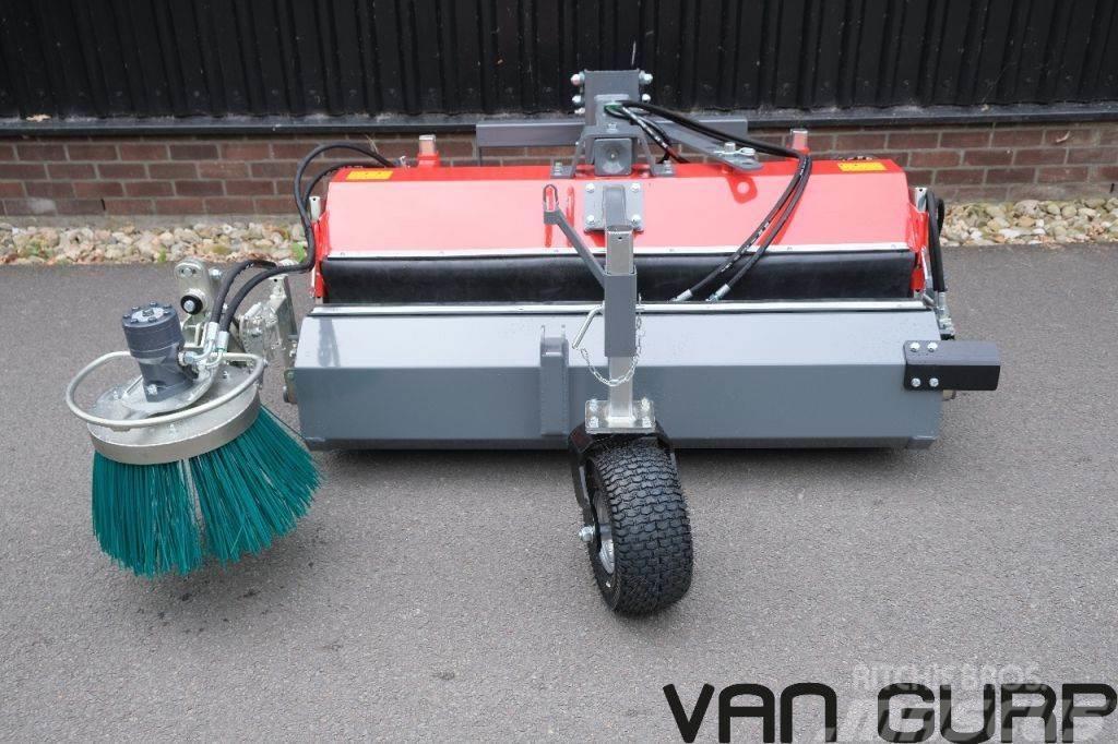 Weidemann Veegmachine met hydraulische opvangbak en zijborst Tänavapuhastusmasinad