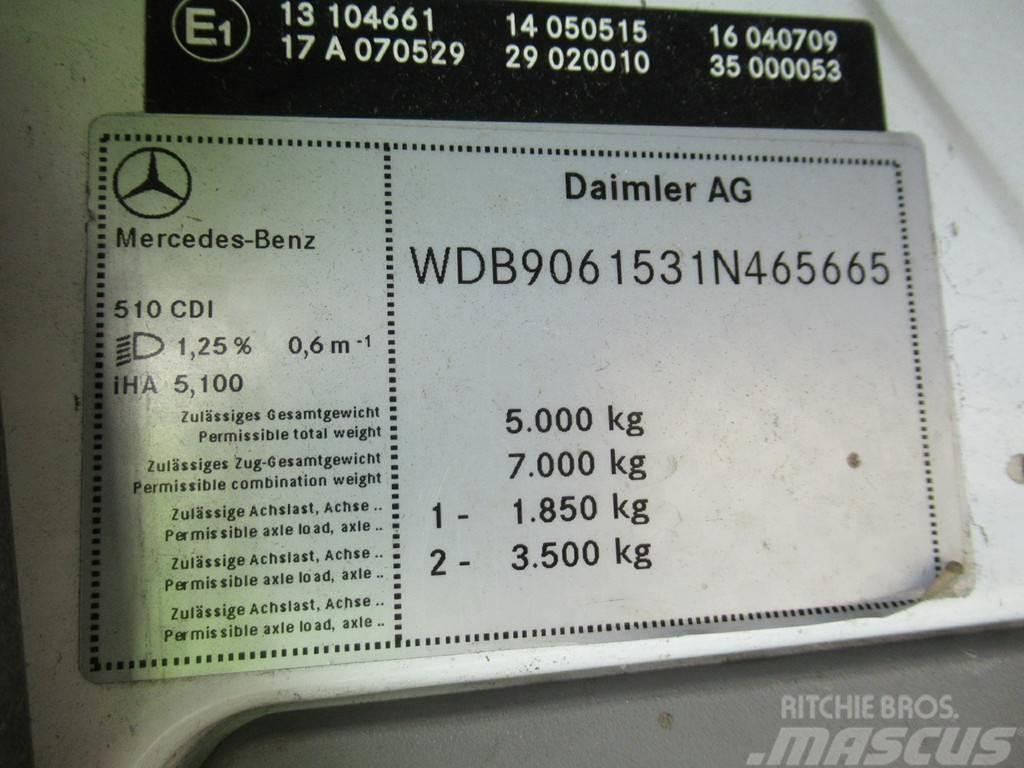 Mercedes-Benz Sprinter 510CDI Kipper + Zij-belading Side-loader Prügiautod