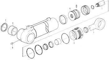 Volvo Kit reparare cilindru hidraulic - VOE15173429 Hüdraulika