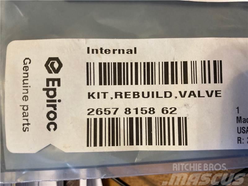 Epiroc (Atlas Copco) Valve Rebuild Kit - 57815862 Puurimisseadmete tarvikud ja varuosad