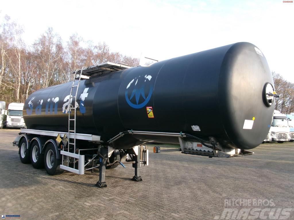 Magyar Bitumen tank inox 29.5 m3 / 1 comp + pump / ADR 13 Tsistern poolhaagised