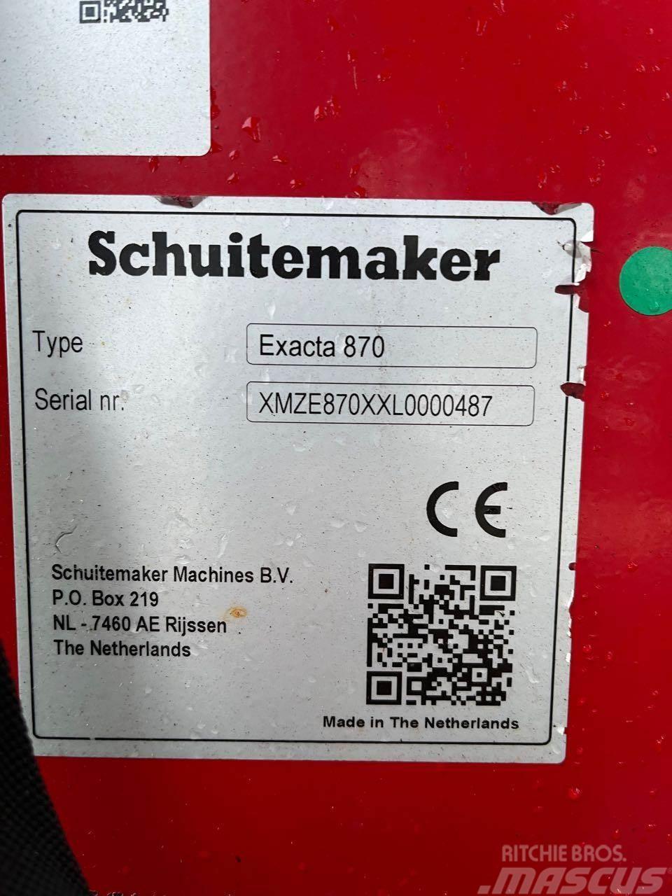 Schuitemaker Exacta 870 Muud väetisekülvikud ja tarvikud