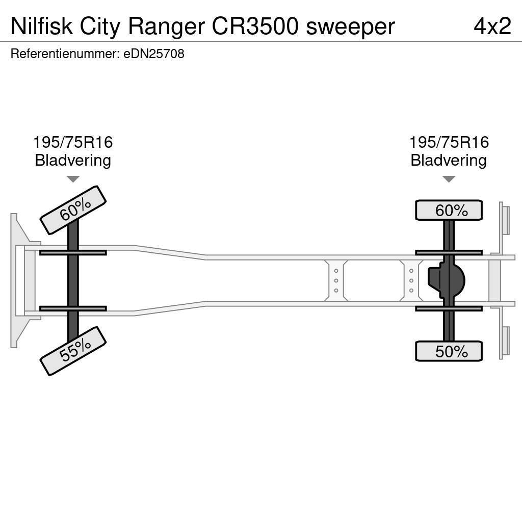 Nilfisk City Ranger CR3500 sweeper Vaakumautod