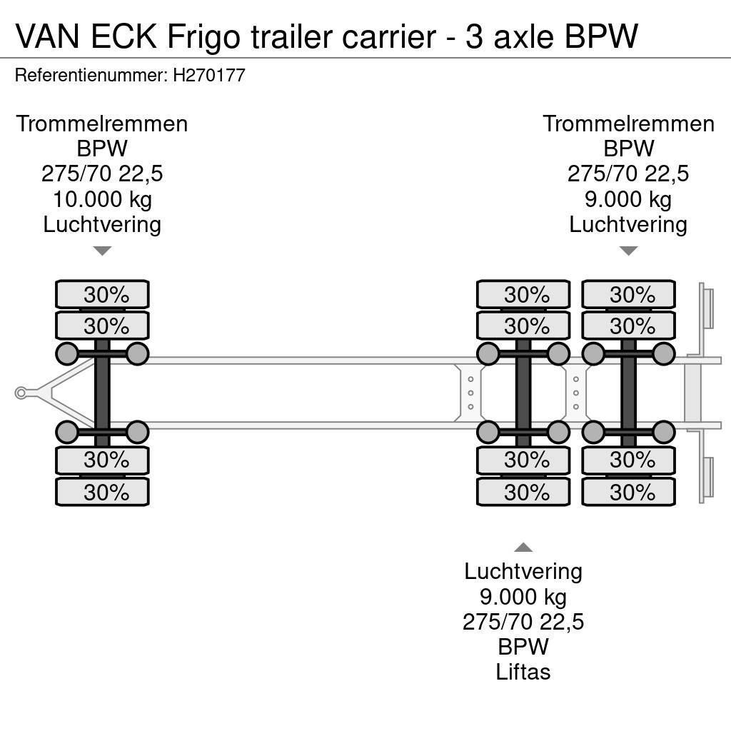Van Eck Frigo trailer carrier - 3 axle BPW Külmikhaagised