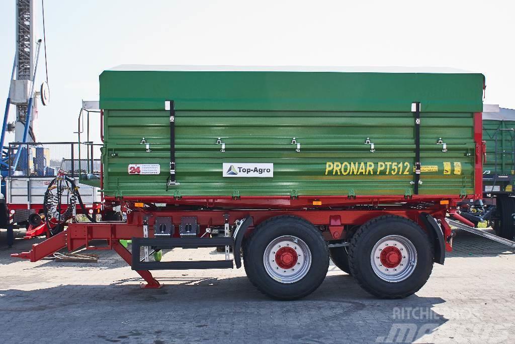 Pronar PT 512 TANDEM 12 tones tipping trailer/ przyczepa Kallurhaagised