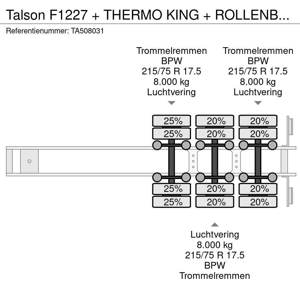 Talson F1227 + THERMO KING + ROLLENBANEN - MEGA Külmikpoolhaagised