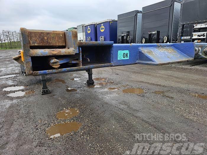 Groenewegen 3 AXLE CONTAINER CHASSIS 40 FT 2X20 FT 20 MIDDLE G Konteinerveo poolhaagised