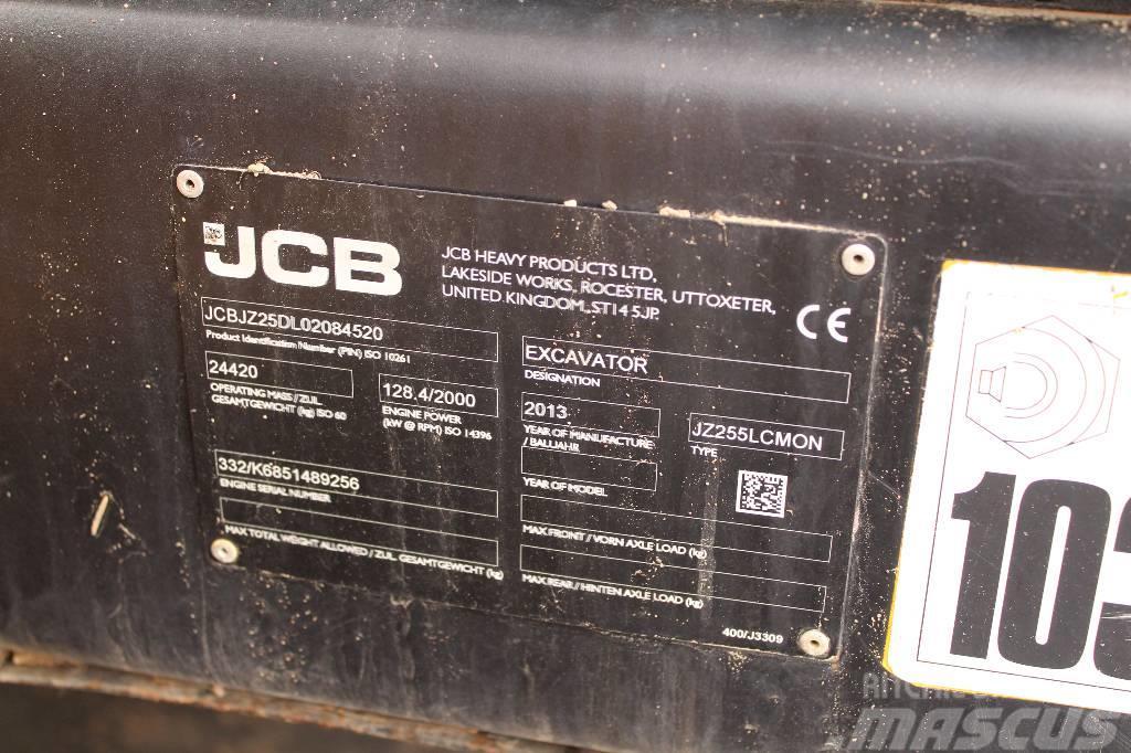 JCB JZ 255 LC / Pyörittäjä, pihdit, Rasvari, Lämmitin Roomikekskavaatorid
