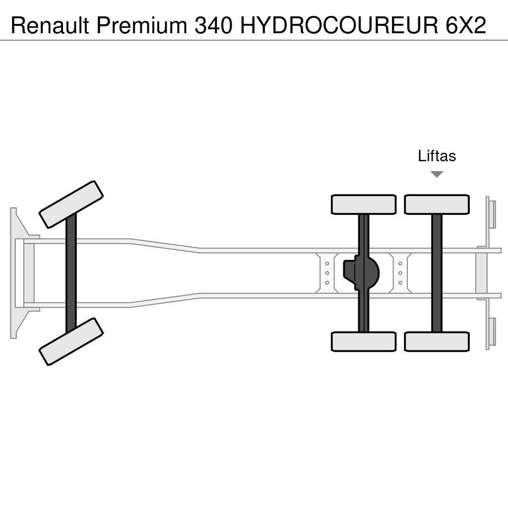 Renault Premium 340 HYDROCOUREUR 6X2 Vaakumautod