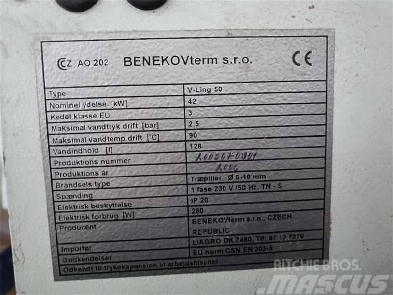  Benekov  Ling 50 med skorsten Biomassil töötavad boilerid ja katlad