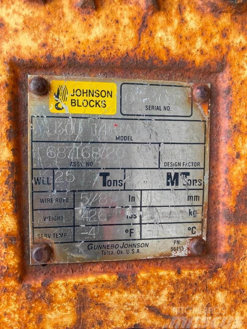 Johnson J30D 14BTAB Kraanade varuosad ja varustus
