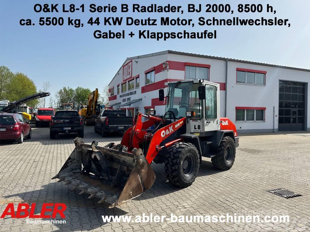 O&K L 8-1 Serie B Radlader Gabel+Schaufel+SW Rataslaadurid