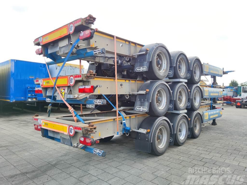 Van Hool A3C002 3 Axle ContainerChassis 40/45FT - Galvinise Konteinerveo poolhaagised