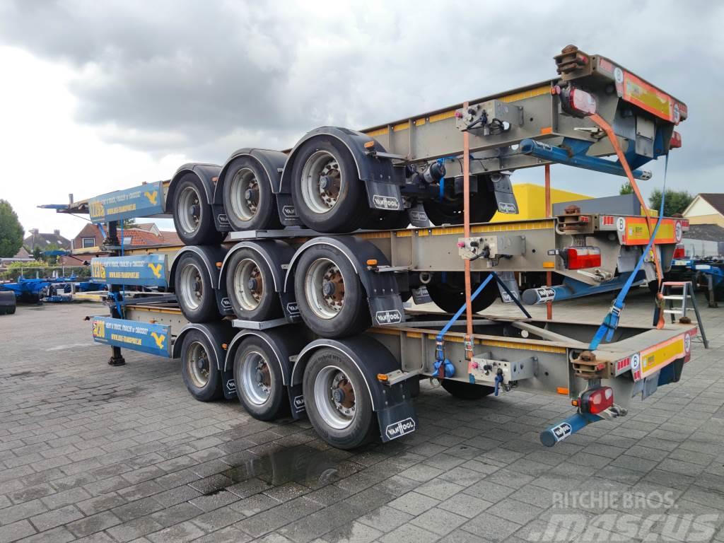 Van Hool A3C002 3 Axle ContainerChassis 40/45FT - Galvinise Konteinerveo poolhaagised