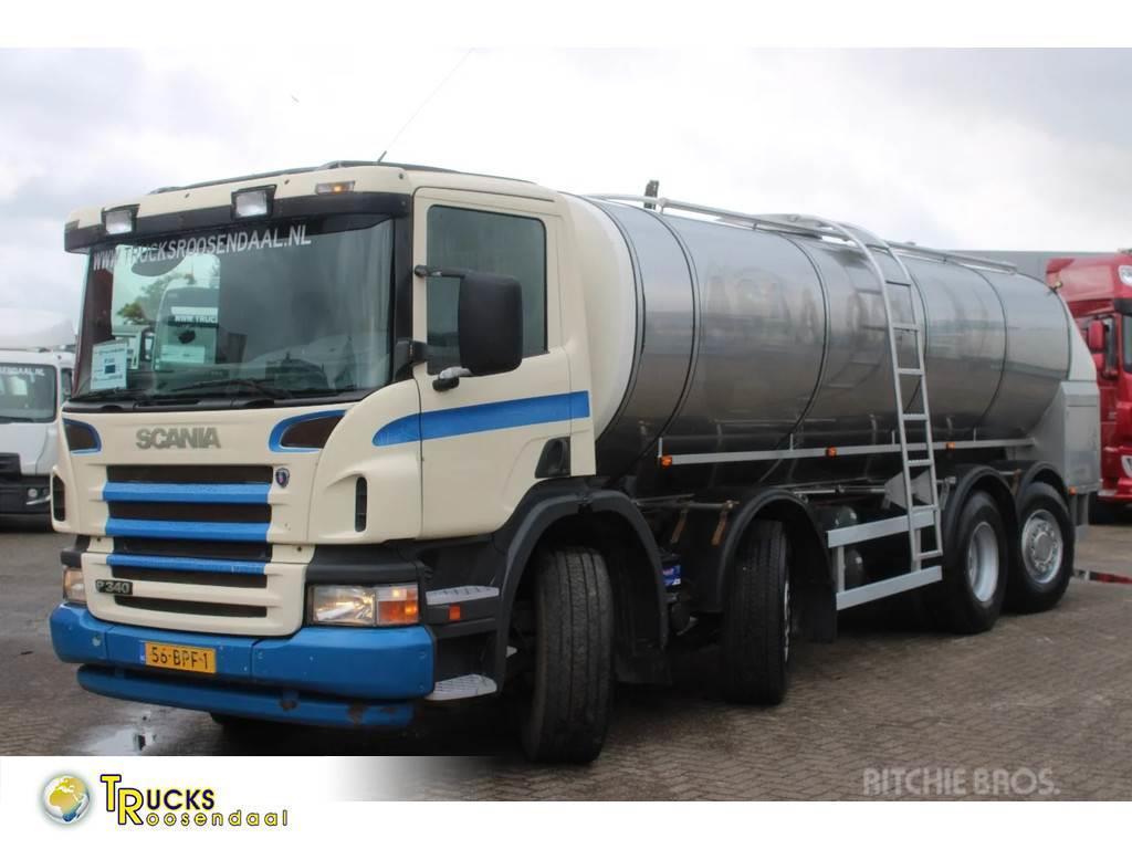Scania P340 milk/water + 19.500 liter + 8x2 Tsisternveokid