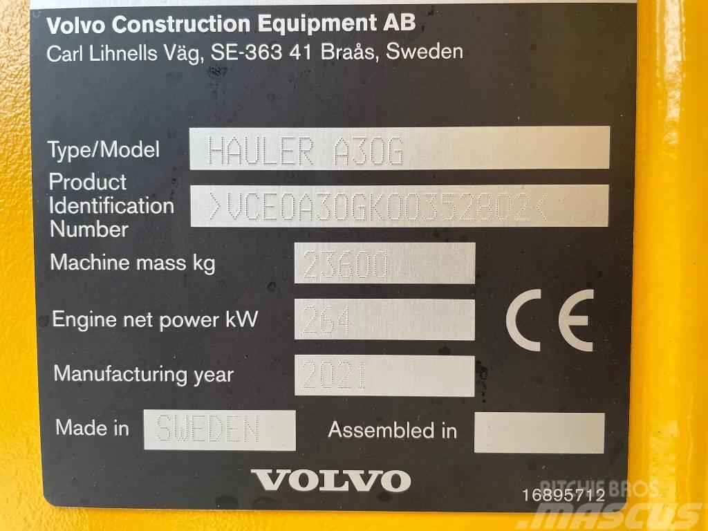 Volvo A30G Liigendraamiga pinnaseveokid
