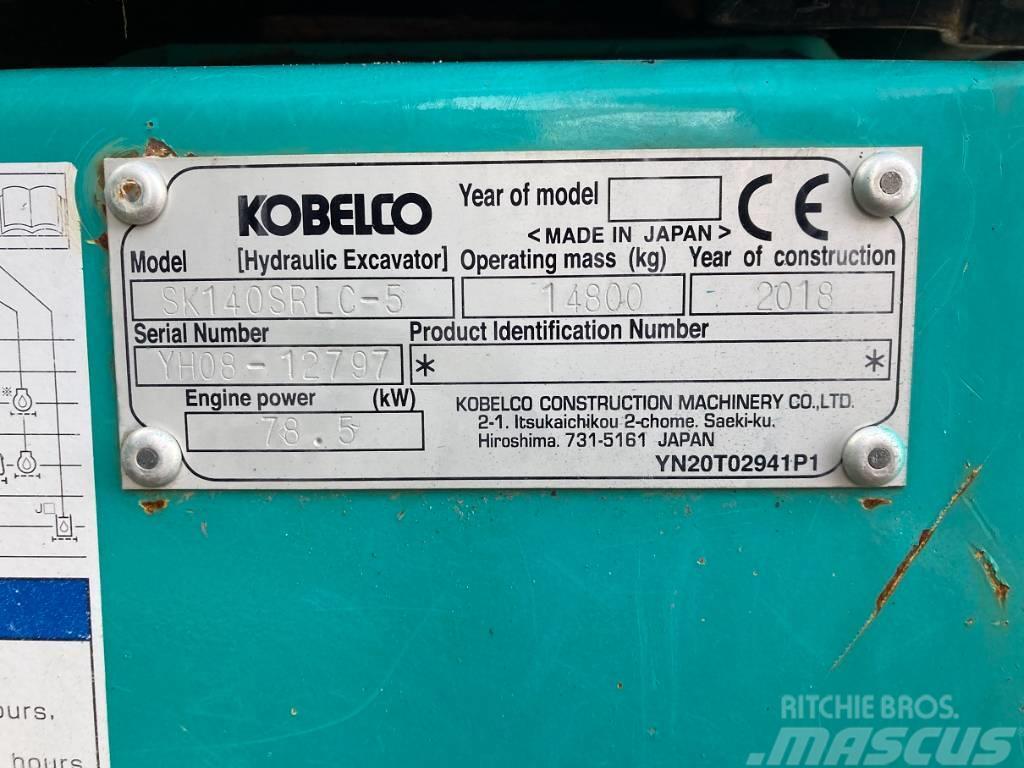 Kobelco SK140SRLC-7 Roomikekskavaatorid