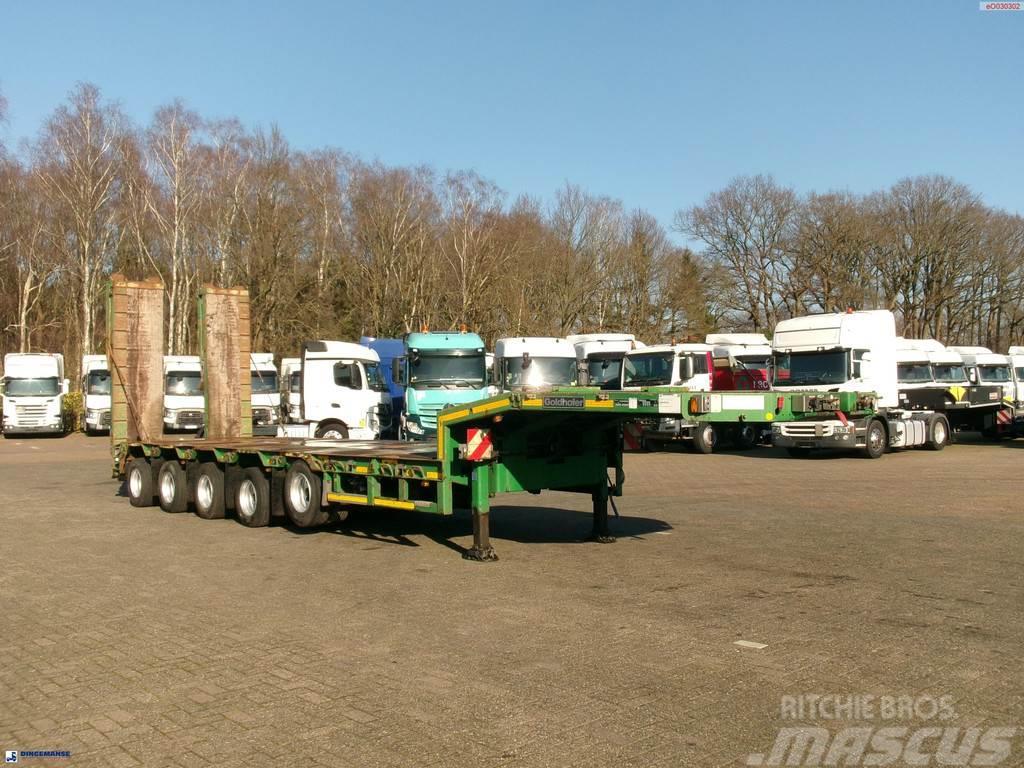 Goldhofer 5-axle semi-lowbed trailer 80 t ext. Raskeveo poolhaagised