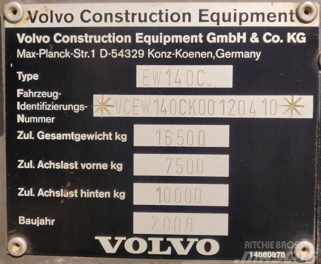 Volvo EW 140 C Ratasekskavaatorid