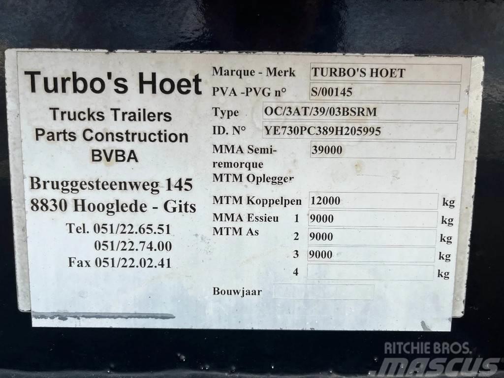  Turbo'sHoet 1x20ft - BPW - ADR(FL,AT,OX) - Perfect Konteinerveo poolhaagised