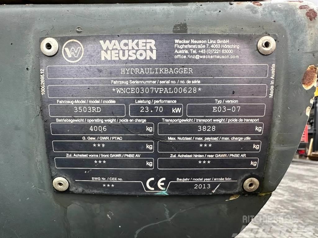 Wacker Neuson 3503 RD Miniekskavaatorid < 7 t