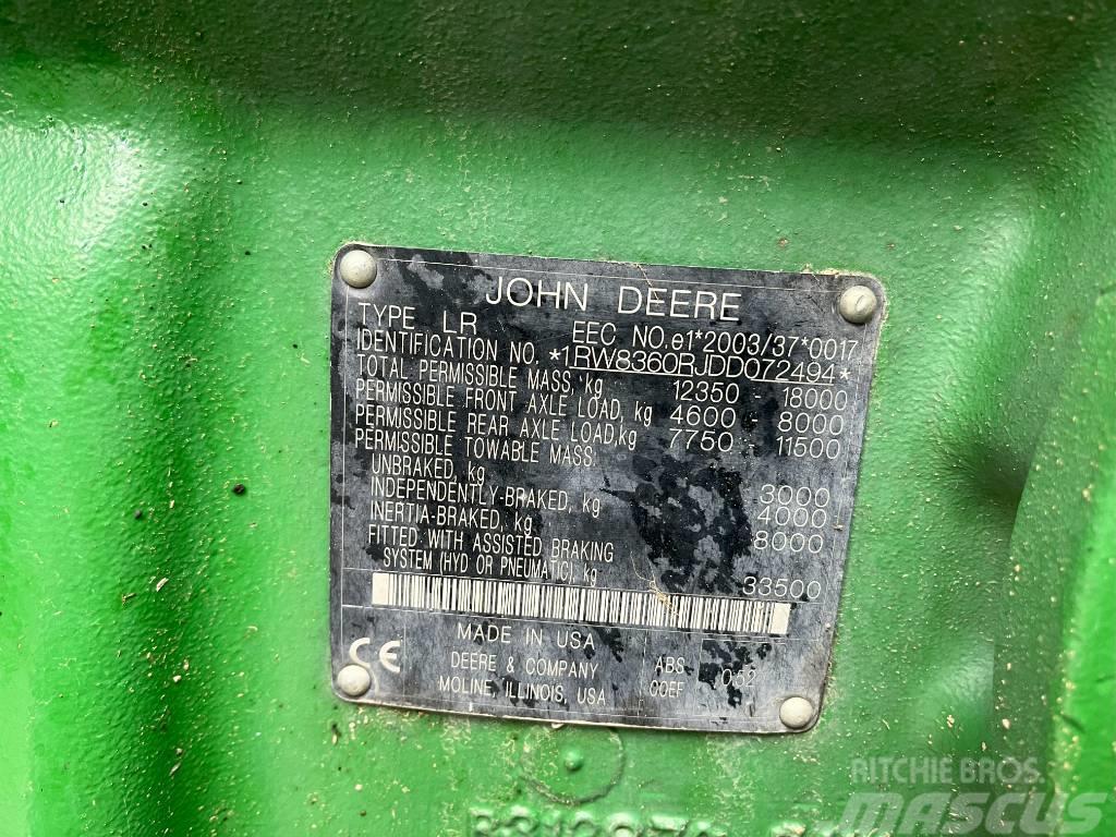 John Deere 8360 R Traktorid