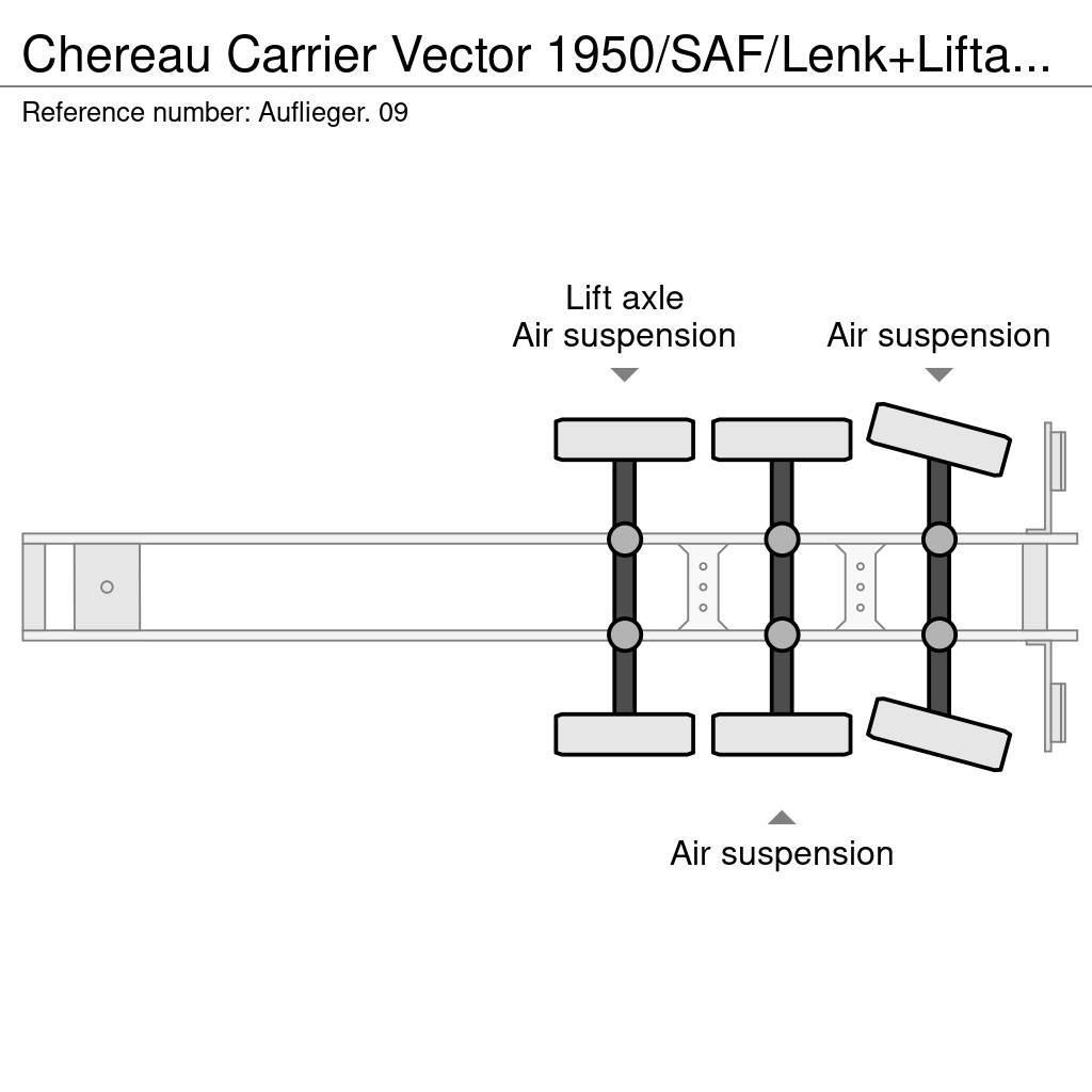 Chereau Carrier Vector 1950/SAF/Lenk+Liftachse/LBW Külmikpoolhaagised