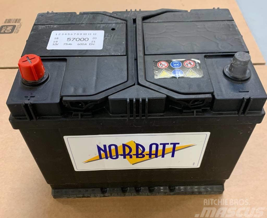  Norbatt Batteri 12V/75AH med BI Klack - 30-N57000 Radiaatorid
