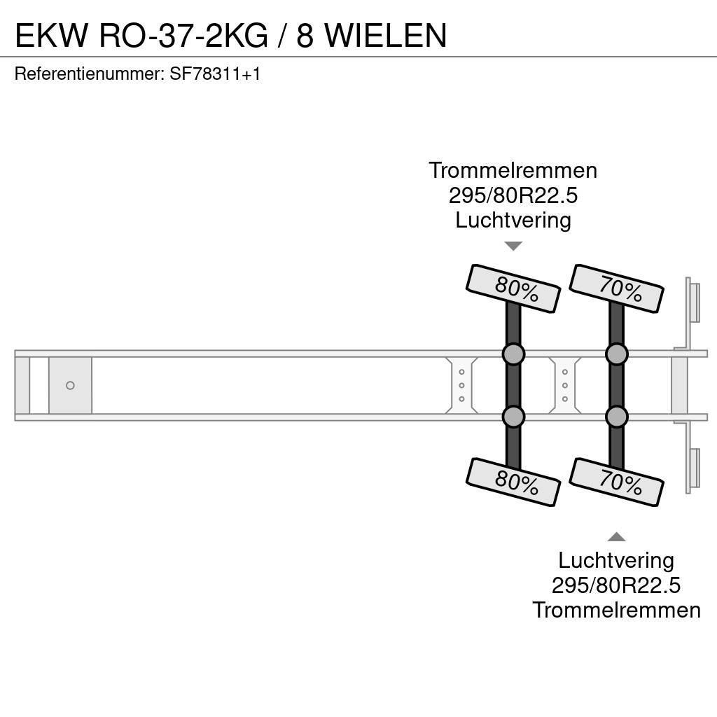 EKW RO-37-2KG / 8 WIELEN Madelpoolhaagised