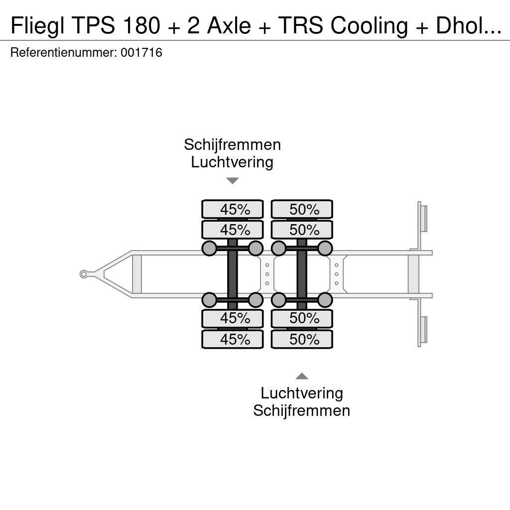 Fliegl TPS 180 + 2 Axle + TRS Cooling + Dhollandia Lift Külmikhaagised