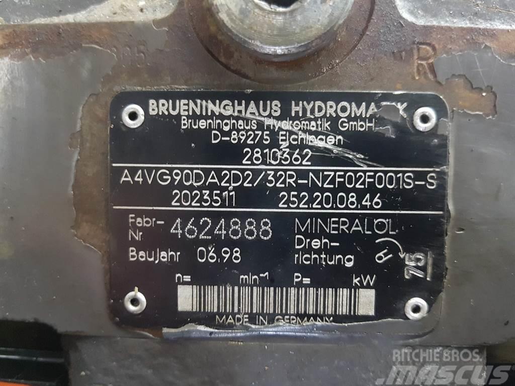 Brueninghaus Hydromatik A4VG90DA2D2/32R - Volvo L45TP - Drive pump Hüdraulika