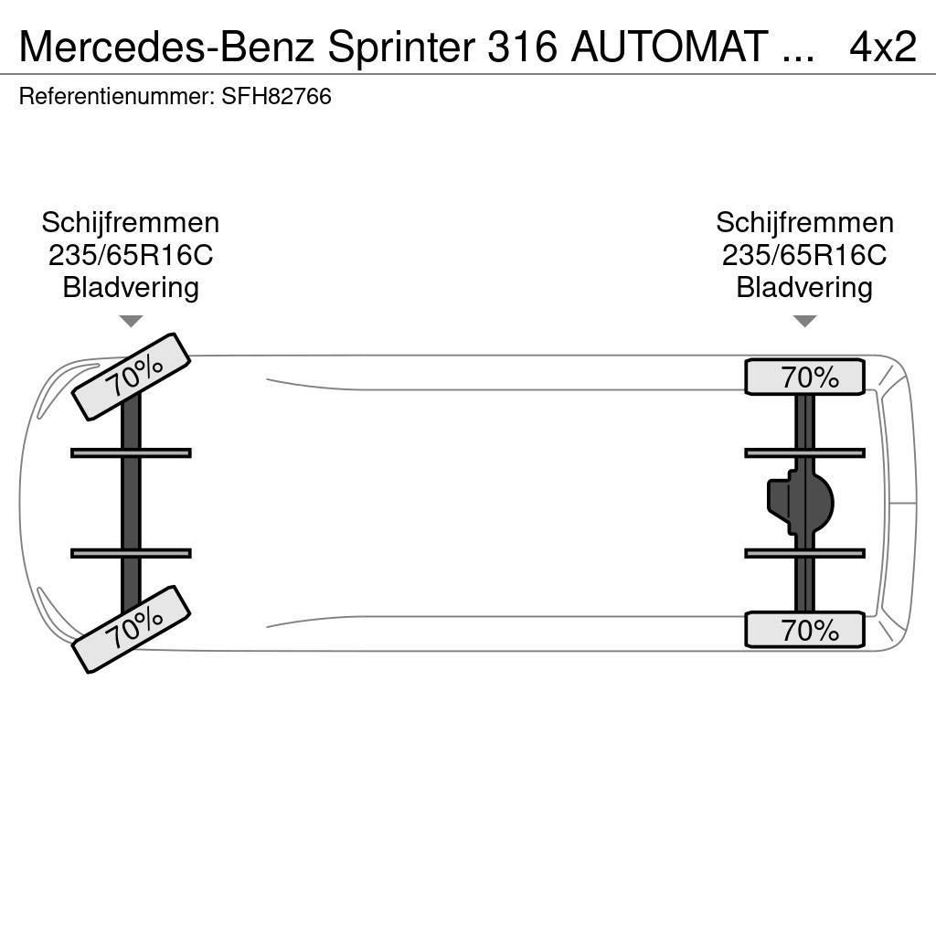 Mercedes-Benz Sprinter 316 AUTOMAT / AIRCO / EURO 5 Väikekallurid