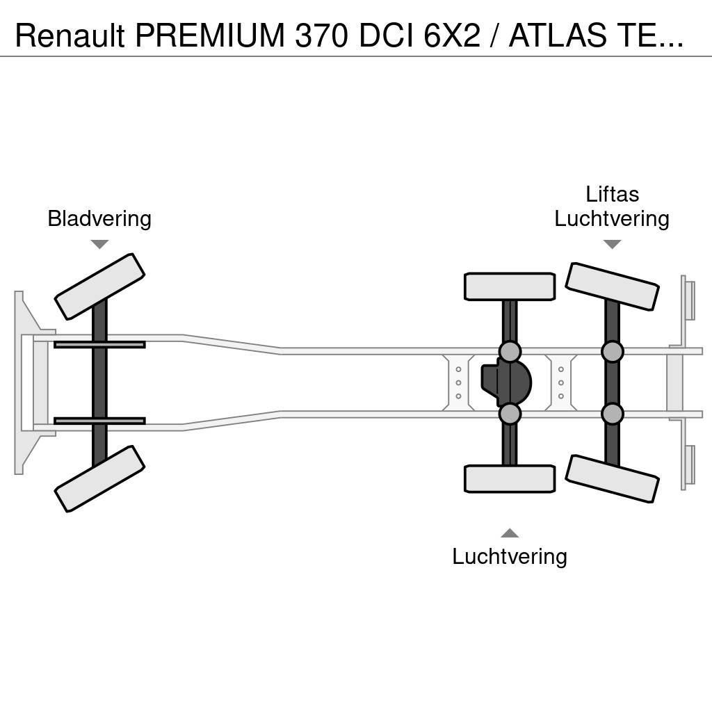 Renault PREMIUM 370 DCI 6X2 / ATLAS TEREX 240.2 E-A4 / 24 Madelautod
