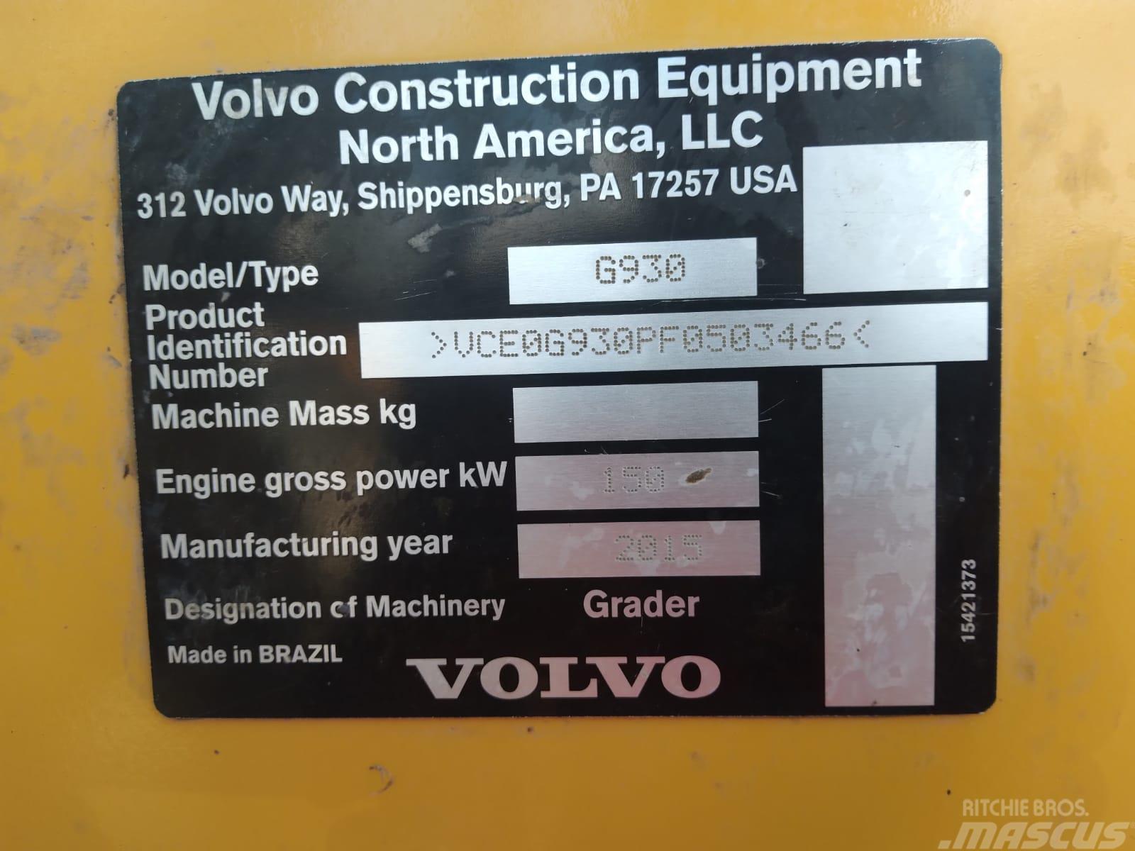 Volvo G 930 Greiderid