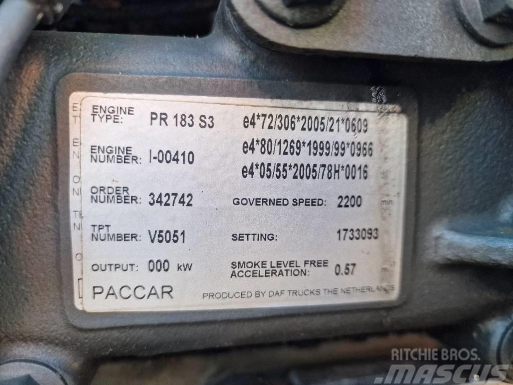 Paccar PR 183 S3 Mootorid