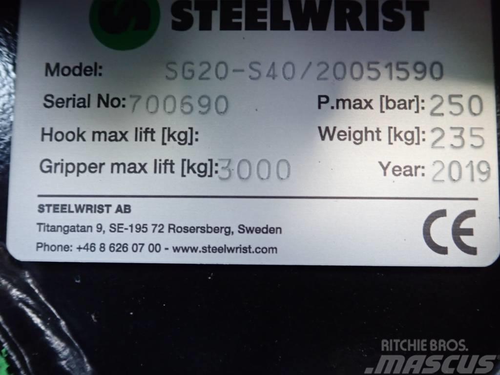 Steelwrist Sortiergreifer SG20 passend zu Volvo ECR35 Haaratsid