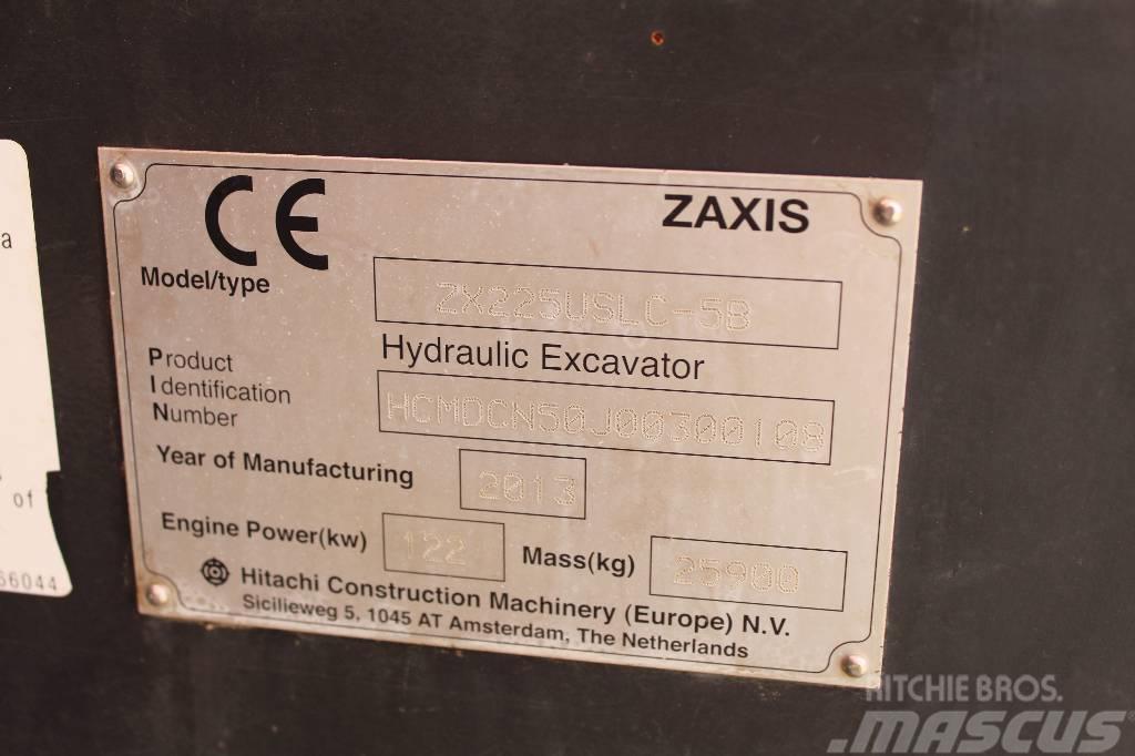 Hitachi ZX 225 USLC / Pyörittäjä, Kauha, Rasvari, Lämmitin Roomikekskavaatorid