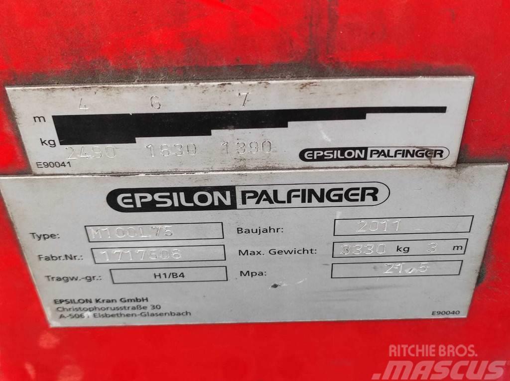 Palfinger EPSILON M100L75 Autotõstukid