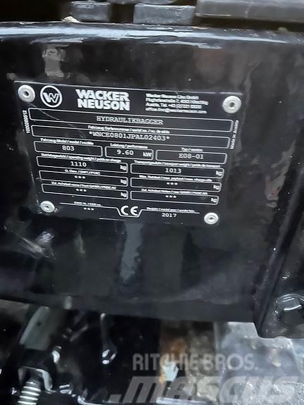 Wacker Neuson 803 Dual power Miniekskavaatorid < 7 t