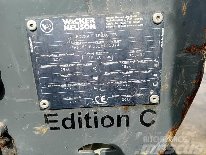 Wacker Neuson EZ28 Miniekskavaatorid < 7 t