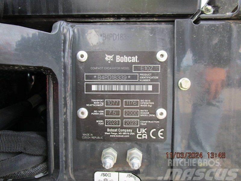 Bobcat E 10 Z Miniekskavaatorid < 7 t