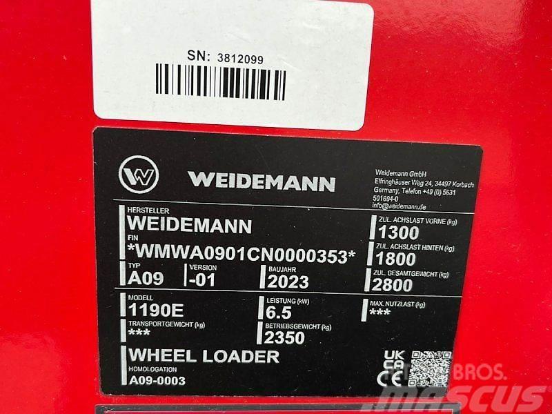 Weidemann 1190E Kompaktlaadurid