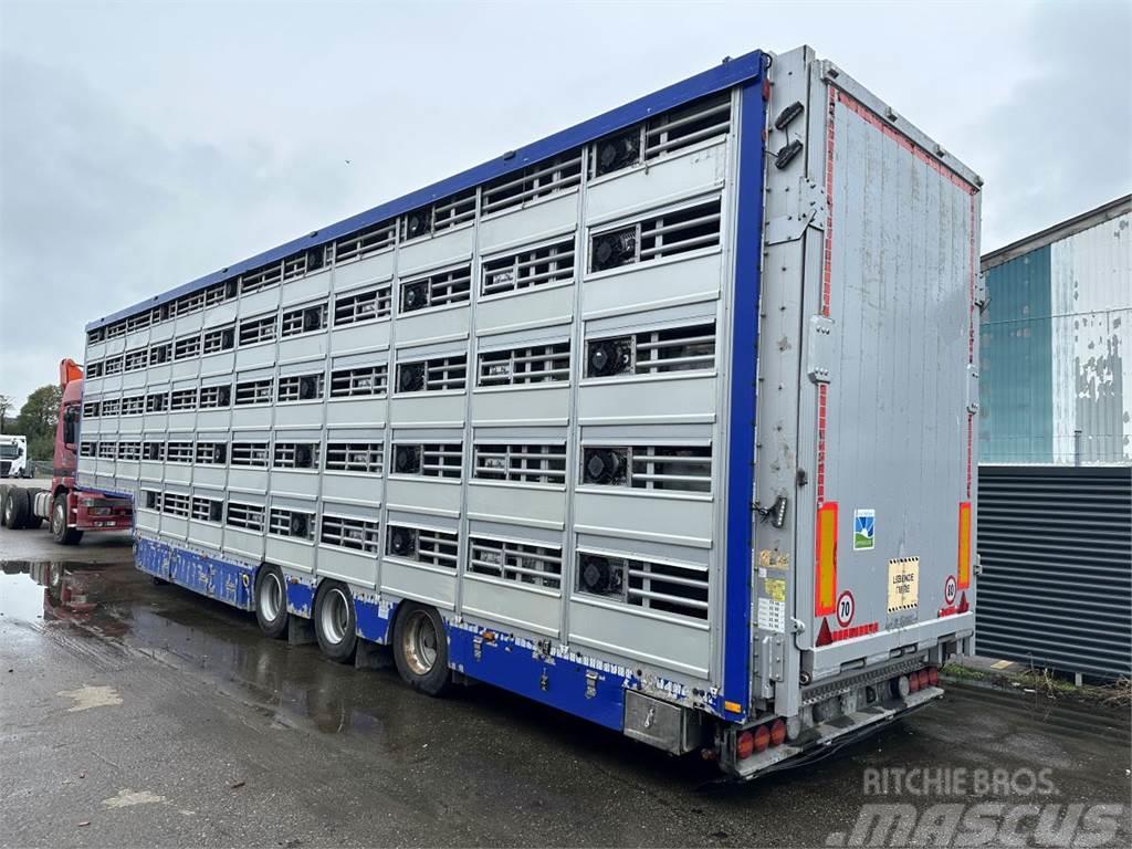 Pezzaioli 5-stock Grise trailer 5-stock Loomaveo poolhaagised