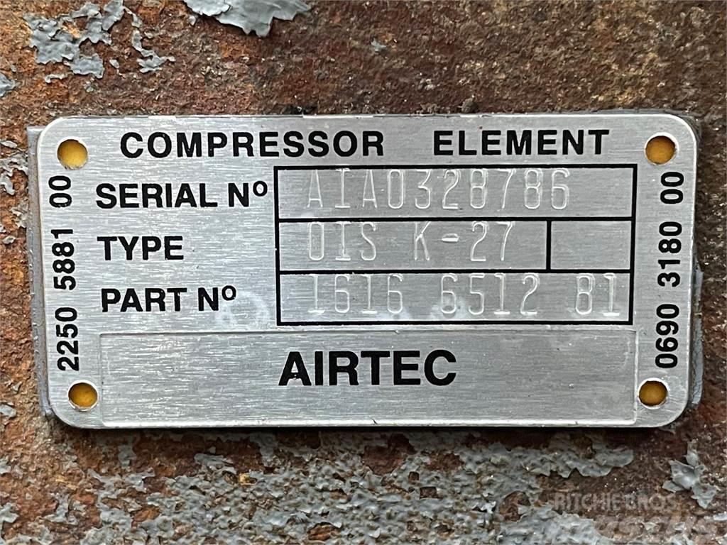  Airtec OIS K-27 kompressor ex. Atlas Copco ROC D5  Kompressorid
