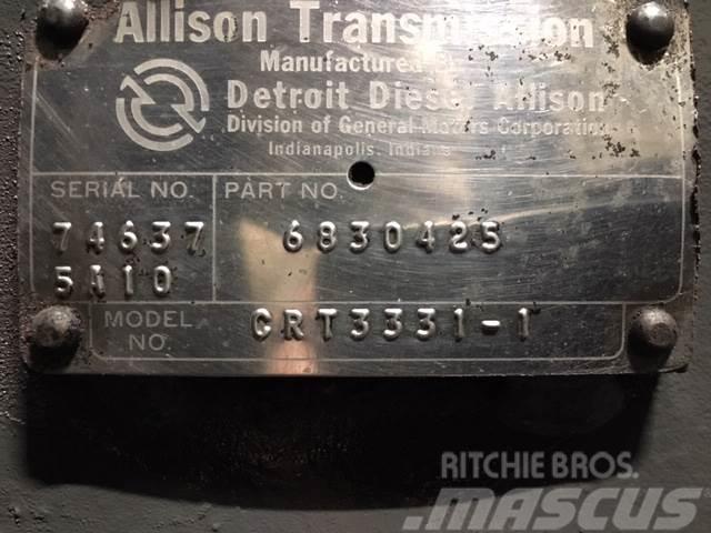 Allison transmission Model CRT3331-1 Ülekandemehhanism