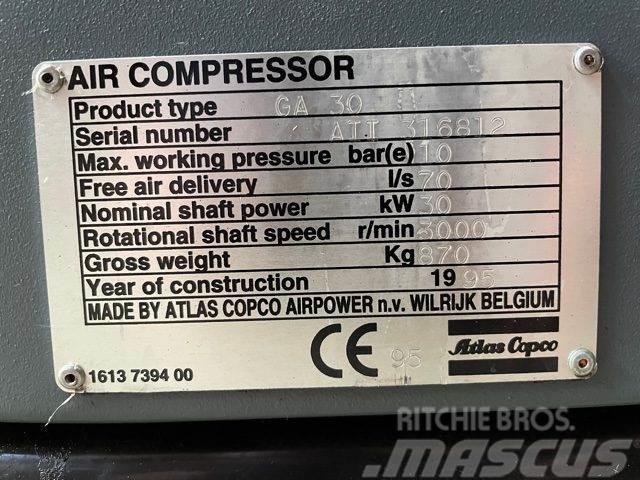 Atlas Copco GA30 el-skruekompressor Kompressorid