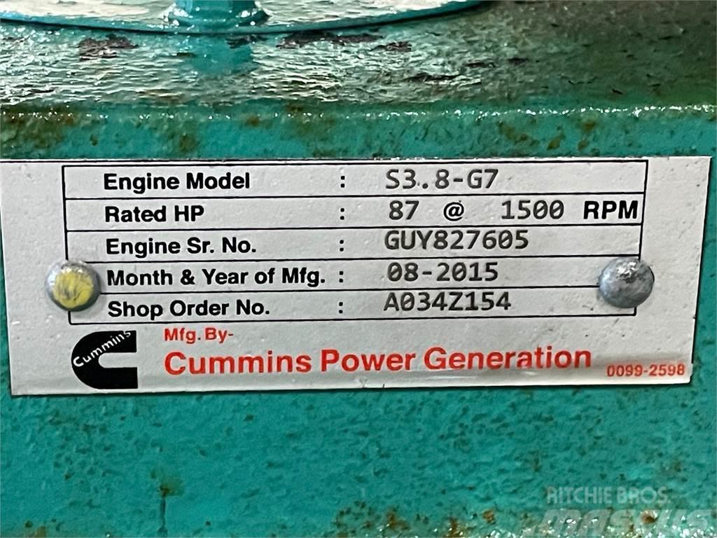 Cummins S3.8-G7 motor (Mercedes OM314) - komplet med køler Mootorid