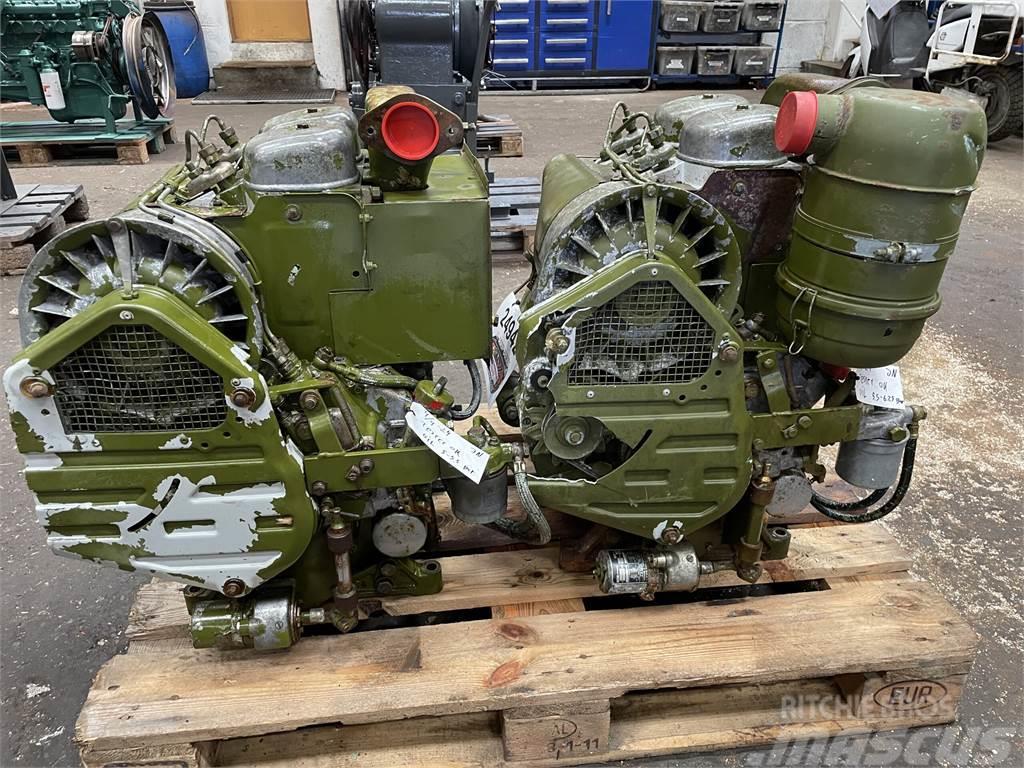 Deutz F2L511 motor, luftkølet, ex. army Mootorid