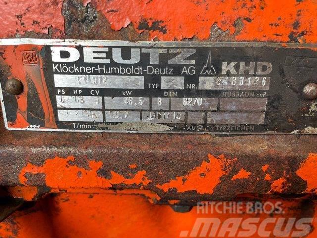 Deutz F4L 912 motor - kun til dele Mootorid