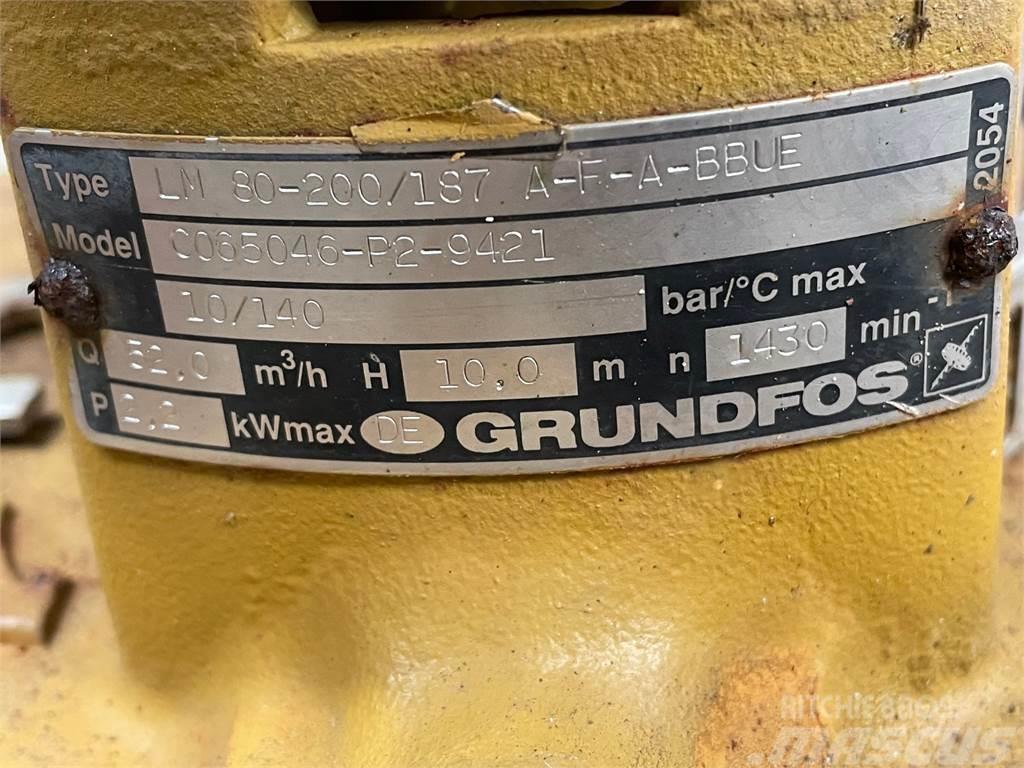 Grundfos type LM 80-200/187 A-F-A BBUE pumpe Veepumbad
